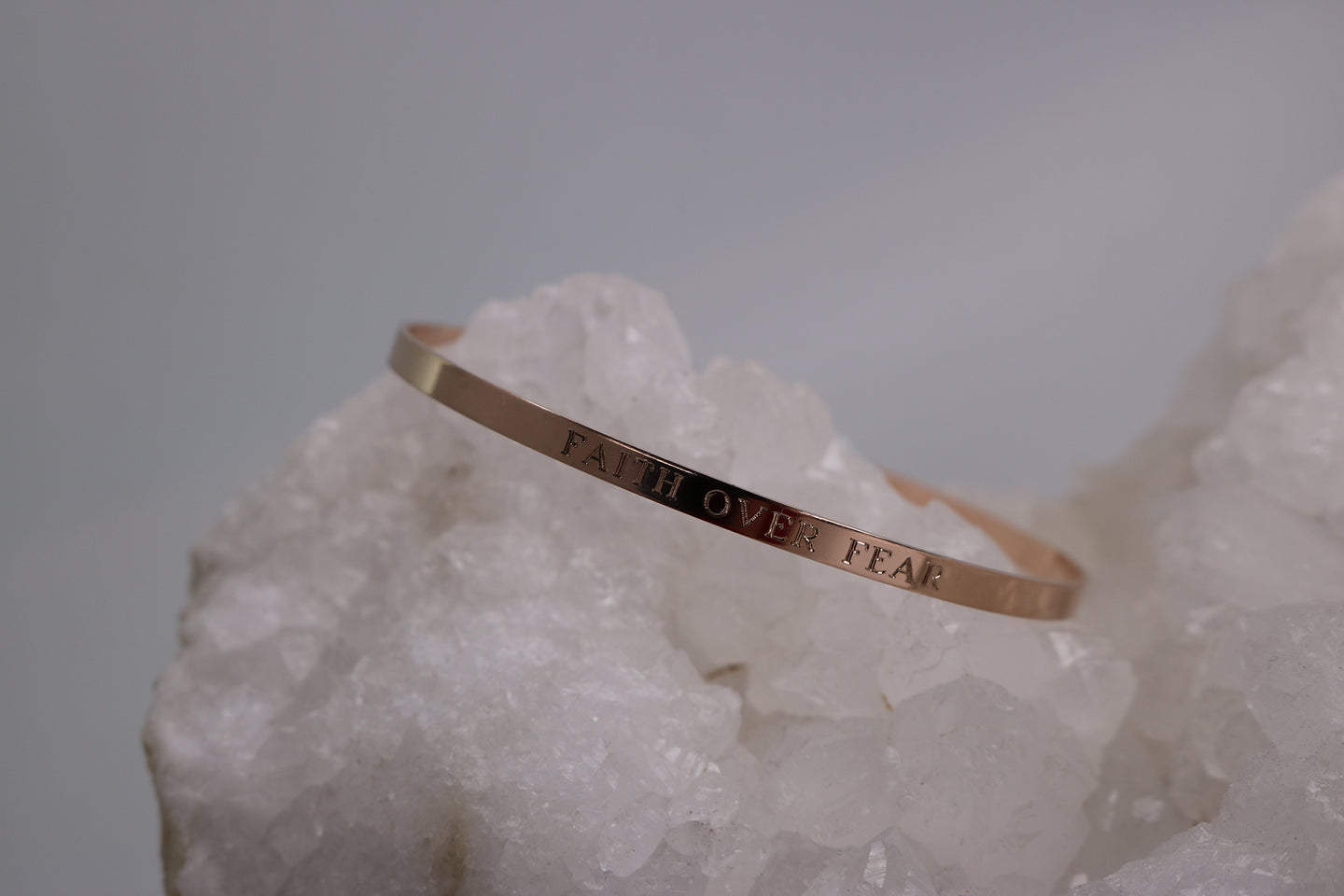 Engraved Cuff Bracelet | Custom Mantra + Inspirational Quote | Rose, Gold Filled or Sterling Silver